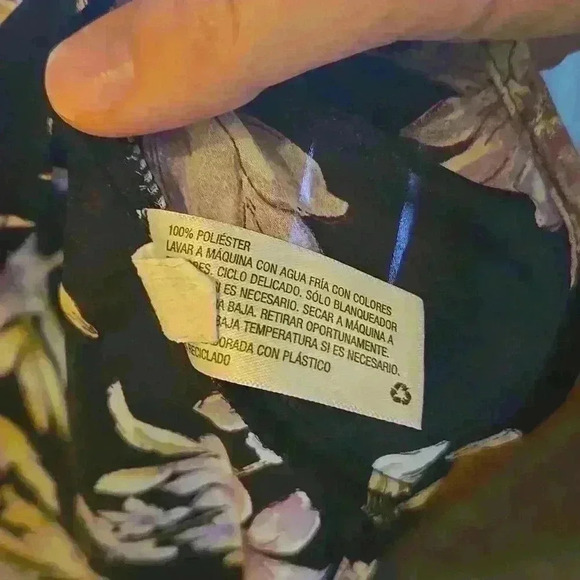 Polyester Flower Printed Kimono - Picture 6 of 7